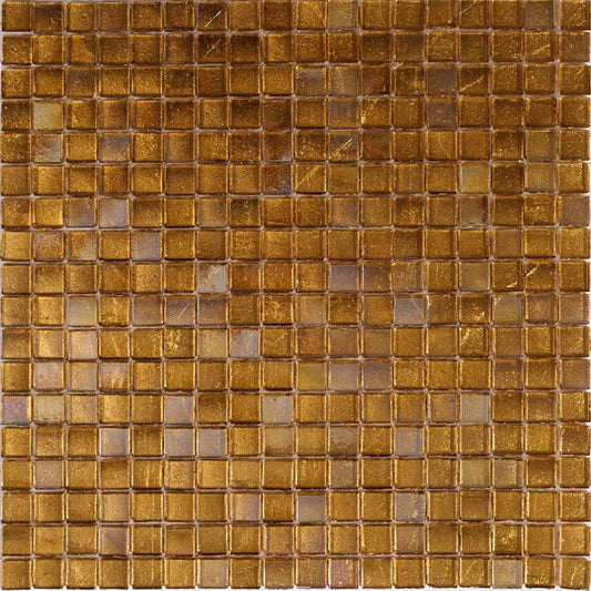Towny Brown 12x12 Glossy Uniform Square Glass Mosaic Tile (20 pack, 18.69 sq ft/case) - Sample