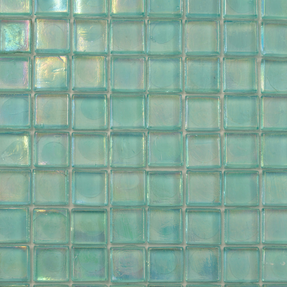 20-pack Skosh 11.6 in. x 11.6 in. Glossy Sea Green Glass Mosaic Wall and Floor Tile (18.69 sq ft/case)