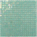 Sample - Sea Green 12x12 Glossy Uniform Square Glass Mosaic Tile (20 pack, 18.69 sq ft/case)
