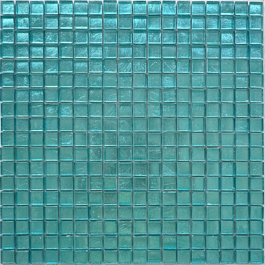 Pine Green 12x12 Glossy Uniform Square Glass Mosaic Tile (20 pack, 18.69 sq ft/case)