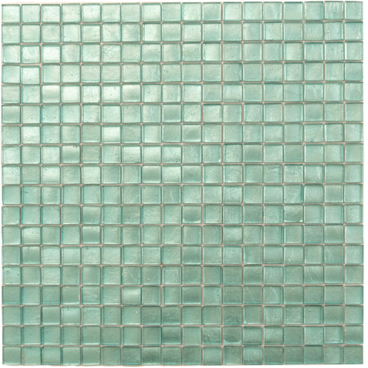 20-pack Skosh 11.6 in. x 11.6 in. Glossy Pine Green Glass Mosaic Wall and Floor Tile (18.69 sq ft/case)