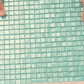 20-pack Skosh 11.6 in. x 11.6 in. Glossy Pine Green Glass Mosaic Wall and Floor Tile (18.69 sq ft/case) - Sample