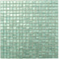 20-pack Skosh 11.6 in. x 11.6 in. Glossy Pine Green Glass Mosaic Wall and Floor Tile (18.69 sq ft/case) - Sample