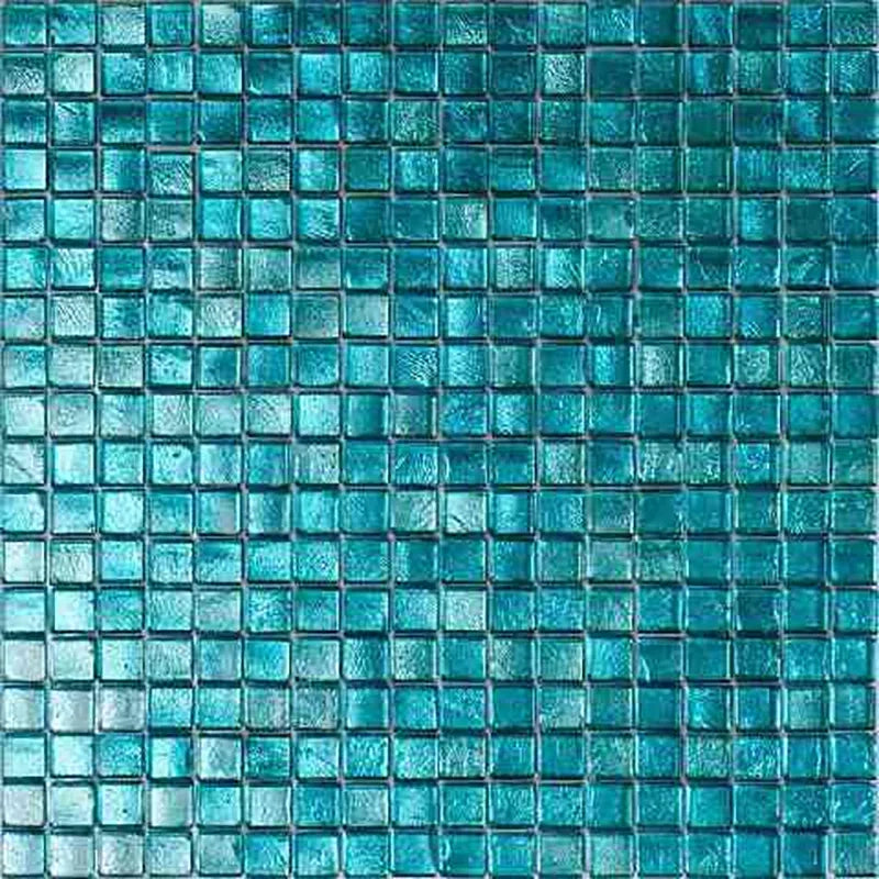Pine Green 12x12 Glossy Uniform Square Glass Mosaic Tile (20 pack, 18.69 sq ft/case)