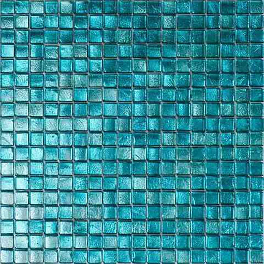Pine Green 12x12 Glossy Uniform Square Glass Mosaic Tile (20 pack, 18.69 sq ft/case)