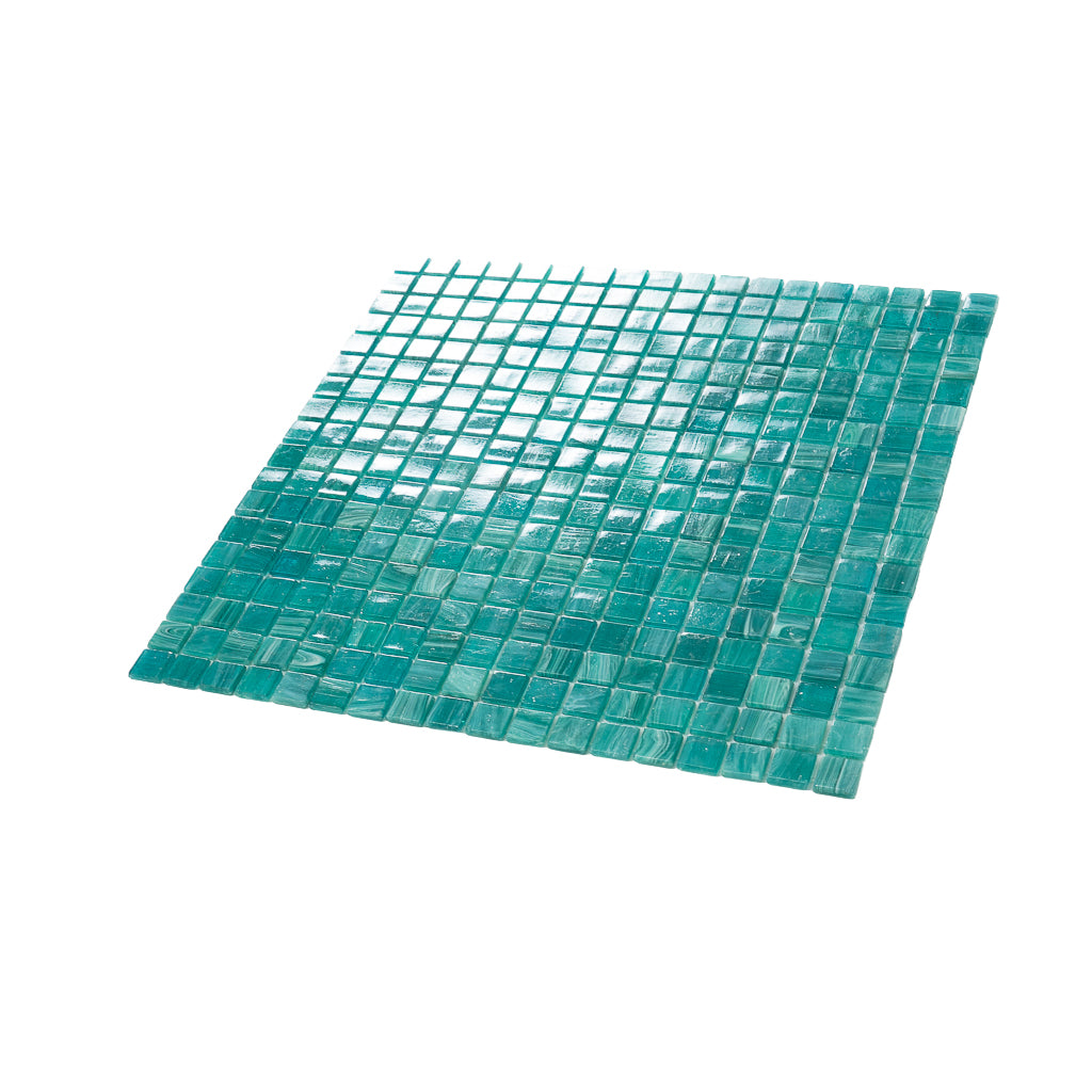 Cerulean Green 12x12 Glossy Uniform Square Glass Mosaic Tile (20 pack, 18.69 sq ft/case)