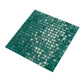 20-pack Skosh 11.6 in. x 11.6 in. Glossy Dark Green Glass Mosaic Wall and Floor Tile (18.69 sq ft/case)