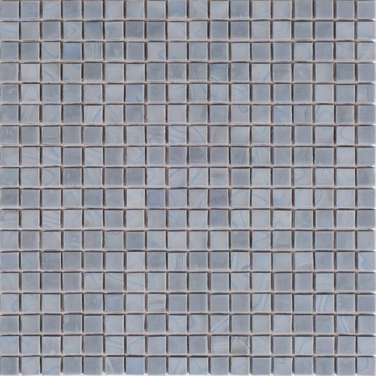 Metal Gray 12x12 Glossy Uniform Square Glass Mosaic Tile (20 pack, 18.69 sq ft/case) - Sample