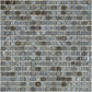 Mouse Gray Glossy Glass Mosaic Tile