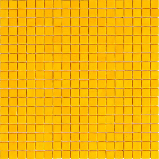 Honey Orange 12x12 Glossy Uniform Square Glass Mosaic Tile (20 pack, 18.69 sq ft/case) - Sample
