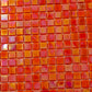 Fire Orange 12x12 Glossy Uniform Square Glass Mosaic Tile (20 pack, 18.69 sq ft/case) - Sample