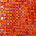 Sample - Fire Orange 12x12 Glossy Uniform Square Glass Mosaic Tile (20 pack, 18.69 sq ft/case)