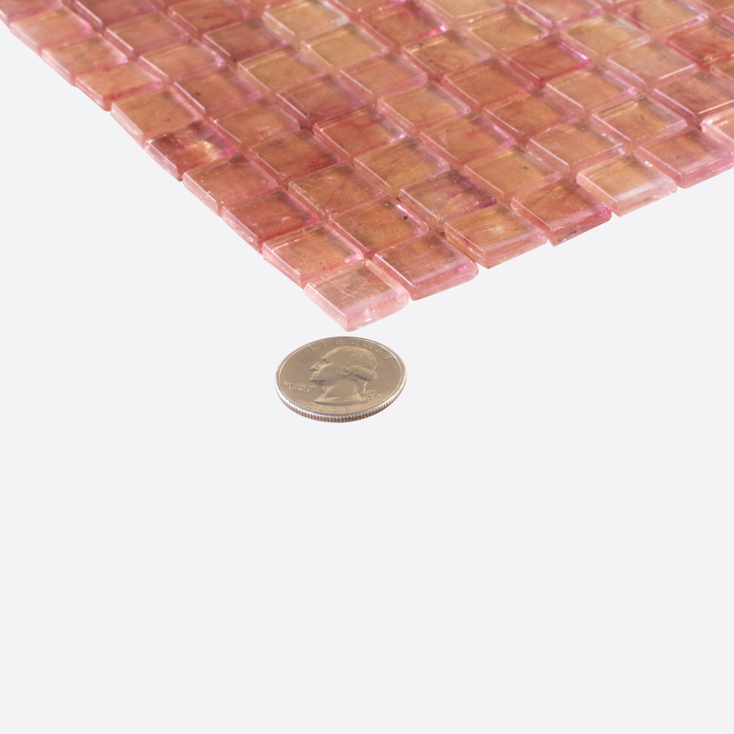 Foxy Pink 12x12 Glossy Uniform Square Glass Mosaic Tile (20 pack, 18.69 sq ft/case) - Sample