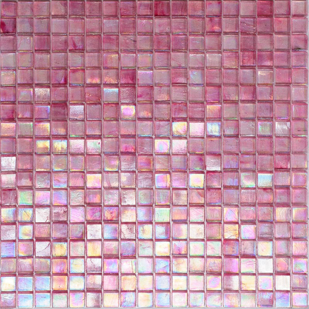 12x12 Foxy Pink Glossy Glass Mosaic Tile | Foxy Pink Glass Tile | Foxy ...