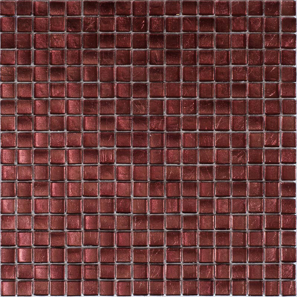 Rouge Pink Glossy Glass Mosaic Tile