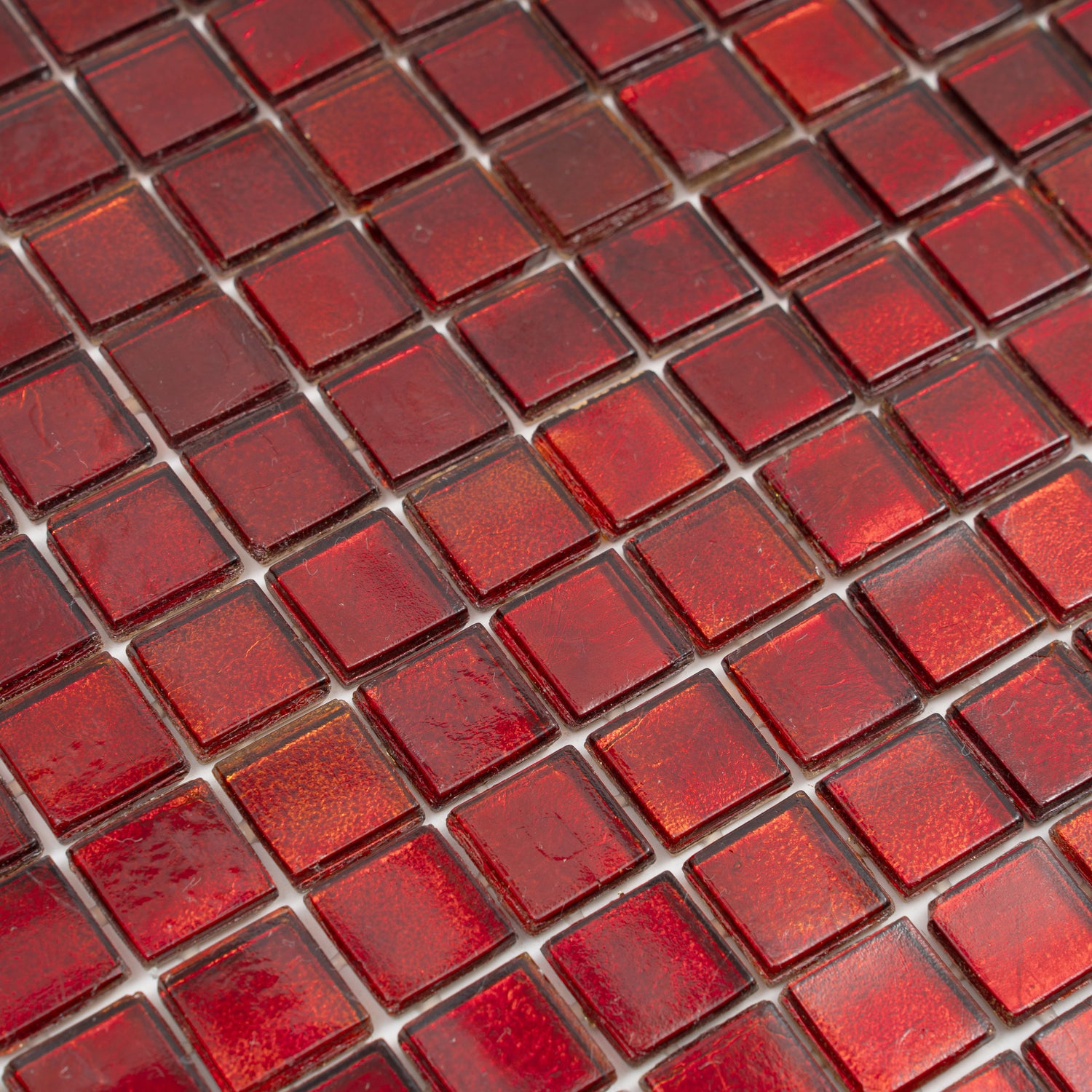 Ruby Red 12x12 Glossy Uniform Square Glass Mosaic Tile (20 pack, 18.69 sq ft/case) - Sample