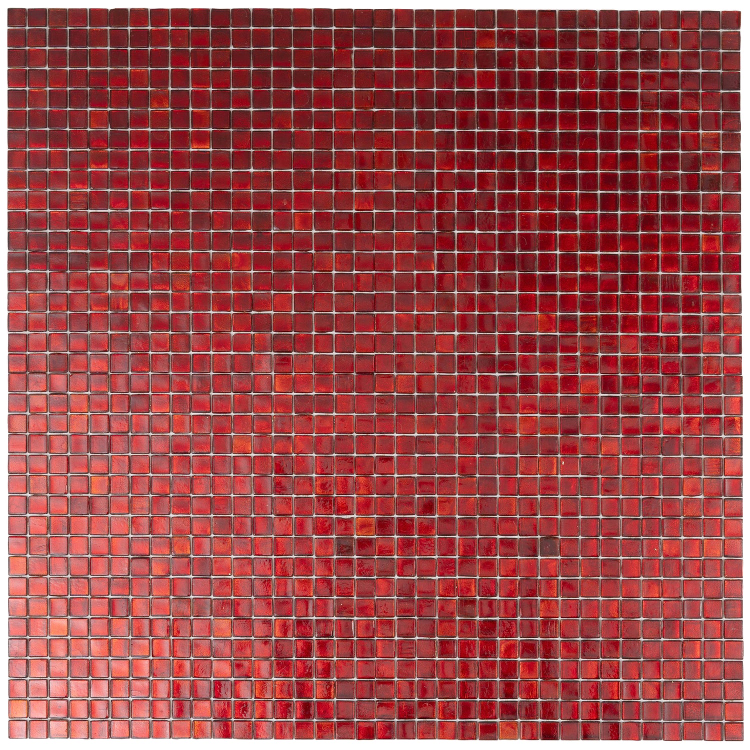 Ruby Red 12x12 Glossy Uniform Square Glass Mosaic Tile (20 pack, 18.69 sq ft/case) - Sample