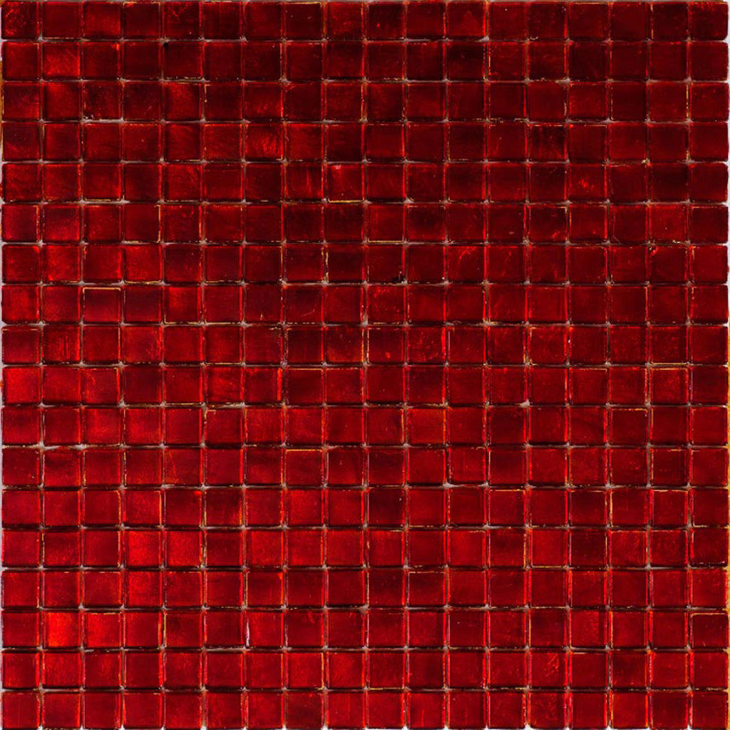 Red Rusted Tiles 12x12 Ruby Red Glossy Glass Mosaic Tile | Ruby Red Glass Tile | Ruby ...