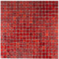 Ruby Red 12x12 Glossy Uniform Square Glass Mosaic Tile (20 pack, 18.69 sq ft/case) - Sample
