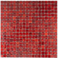 Sample - Ruby Red 12x12 Glossy Uniform Square Glass Mosaic Tile (20 pack, 18.69 sq ft/case)