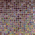 Sample - Wine Red 12x12 Glossy Uniform Square Glass Mosaic Tile (20 pack, 18.69 sq ft/case)