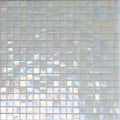 Sample - Dark Bone White 12x12 Glossy Uniform Square Glass Mosaic Tile (20 pack, 18.69 sq ft/case)