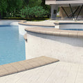 White glossy glass mosaic tile 12x12 for outdoor pool wall and patio floor