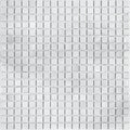 Glossy dolphin gray glass mosaic tile sheet with small uniform square tiles for wall and floor use