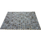 20-pack Skosh 11.6 in. x 11.6 in. Glossy Mouse Gray Glass Mosaic Wall and Floor Tile (18.69 sq ft/case)