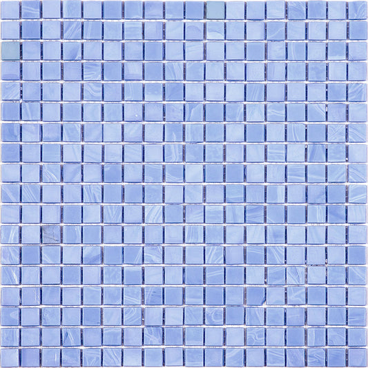 Baby Blue 12x12 Glossy Uniform Square Glass Mosaic Tile (20 pack, 18.69 sq ft/case) - Sample
