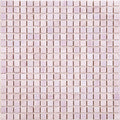 glossy lavender glass mosaic tiles in uniform 12x12 square pattern for wall and floor use