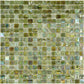 20-pack Skosh 11.6 in. x 11.6 in. Glossy Tortilla Brown Glass Mosaic Wall and Floor Tile (18.69 sq ft/case) - Sample