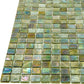 20-pack Skosh 11.6 in. x 11.6 in. Glossy Tortilla Brown Glass Mosaic Wall and Floor Tile (18.69 sq ft/case) - Sample
