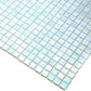 20-pack Skosh 11.6 in. x 11.6 in. Glossy Honeydew Green Glass Mosaic Wall and Floor Tile (18.69 sq ft/case) - Sample