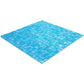 20-pack Skosh 11.6 in. x 11.6 in. Glossy Sea Blue Glass Mosaic Wall and Floor Tile (18.69 sq ft/case)