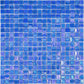 Azure Blue 12x12 Glossy Uniform Square Glass Mosaic Tile (20 pack, 18.69 sq ft/case) - Sample