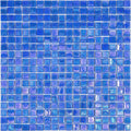Sample - Azure Blue 12x12 Glossy Uniform Square Glass Mosaic Tile (20 pack, 18.69 sq ft/case)