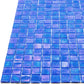 Azure Blue 12x12 Glossy Uniform Square Glass Mosaic Tile (20 pack, 18.69 sq ft/case) - Sample