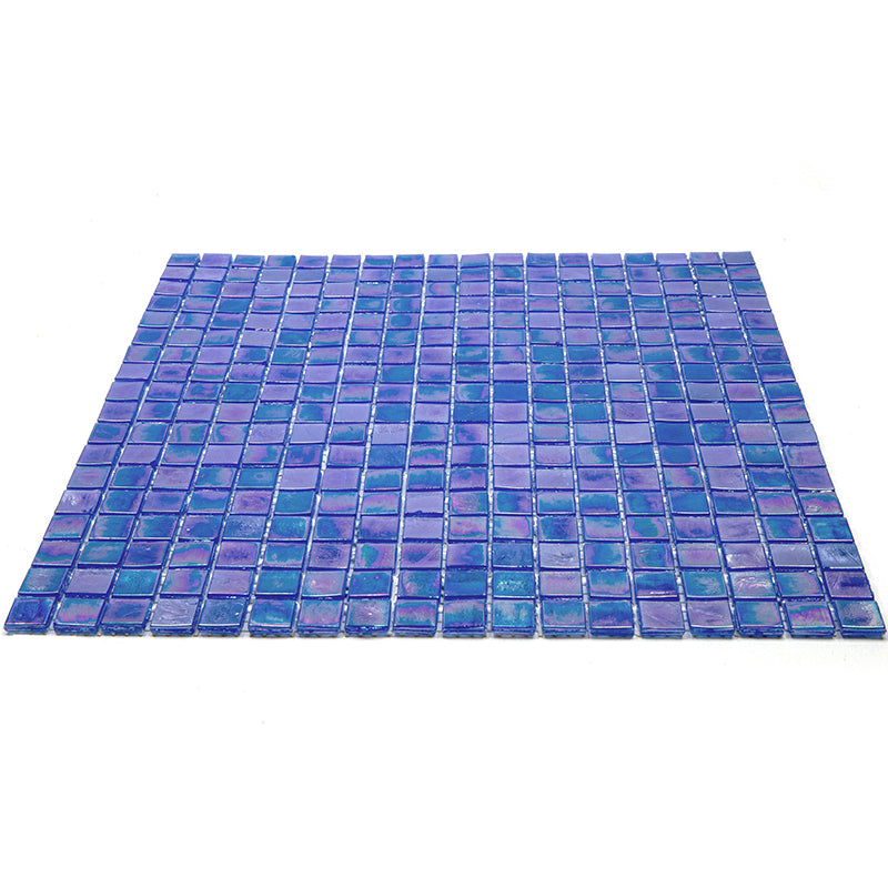 Egyptian Blue 12x12 Glossy Uniform Square Glass Mosaic Tile (20 pack, 18.69 sq ft/case) - Sample