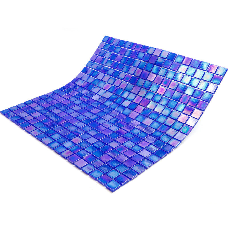 Light Tiffany Blue 12x12 Glossy Uniform Square Glass Mosaic Tile (20 pack, 18.69 sq ft/case) - Sample