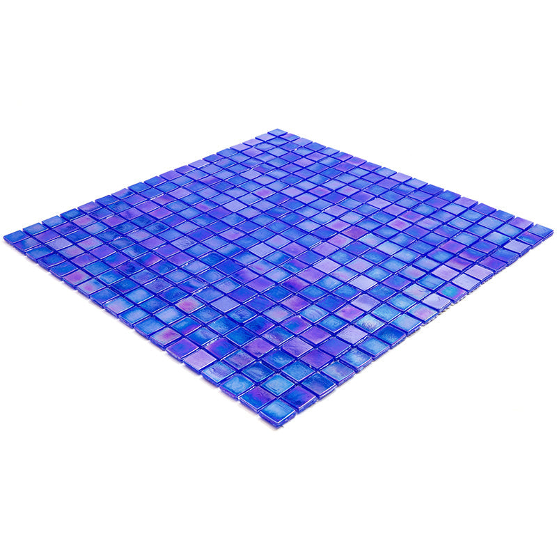Light Tiffany Blue 12x12 Glossy Uniform Square Glass Mosaic Tile (20 pack, 18.69 sq ft/case) - Sample