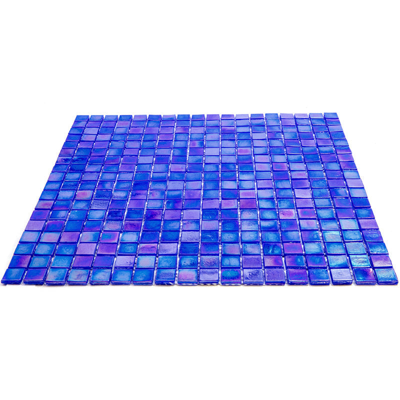 Light Tiffany Blue 12x12 Glossy Uniform Square Glass Mosaic Tile (20 pack, 18.69 sq ft/case) - Sample