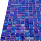 20-pack Skosh 11.6 in. x 11.6 in. Glossy Shimmer Cobalt Blue Glass Mosaic Wall and Floor Tile (18.69 sq ft/case)