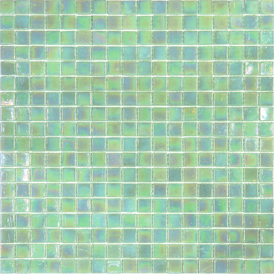 Ultramarine Green 12x12 Glossy Uniform Square Glass Mosaic Tile (20 pack, 18.69 sq ft/case)