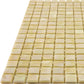 20-pack Skosh 11.6 in. x 11.6 in. Glossy Ecru Beige Glass Mosaic Wall and Floor Tile (18.69 sq ft/case)