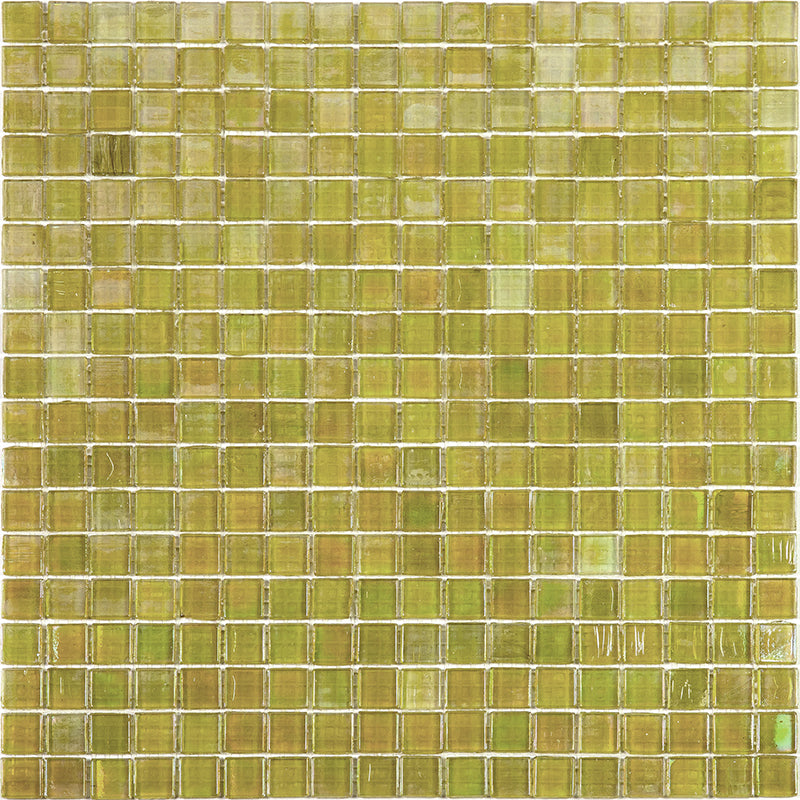 20-pack Skosh 11.6 in. x 11.6 in. Glossy Light Shimmer Beige Glass Mosaic Wall and Floor Tile (18.69 sq ft/case)