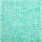 20-pack Skosh 11.6 in. x 11.6 in. Glossy Winter Green Glass Mosaic Wall and Floor Tile (18.69 sq ft/case) - Sample