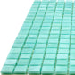 20-pack Skosh 11.6 in. x 11.6 in. Glossy Winter Green Glass Mosaic Wall and Floor Tile (18.69 sq ft/case) - Sample