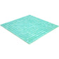 20-pack Skosh 11.6 in. x 11.6 in. Glossy Winter Green Glass Mosaic Wall and Floor Tile (18.69 sq ft/case) - Sample
