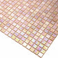 20-pack Skosh 11.6 in. x 11.6 in. Glossy Tuscan Beige Glass Mosaic Wall and Floor Tile (18.69 sq ft/case) - Sample